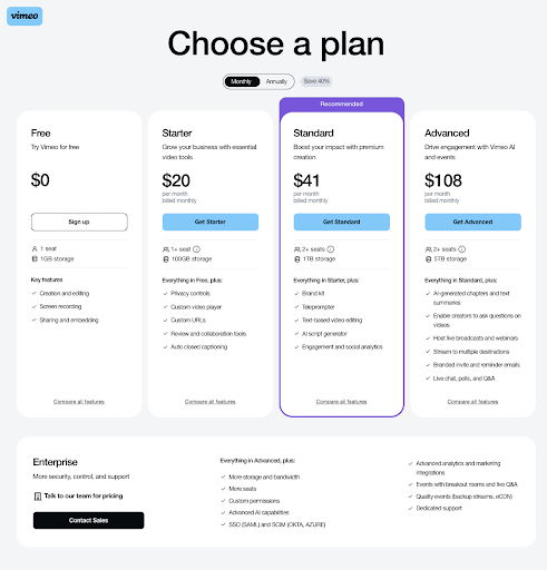 Pricing and Packaging